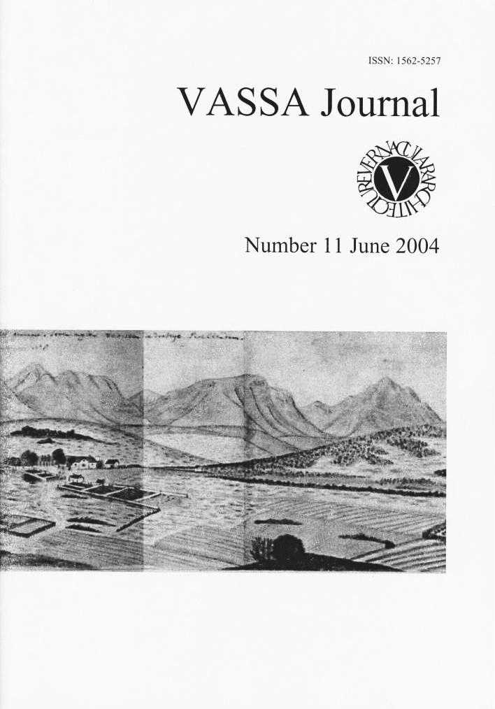 VASSA Journal 11 Cover