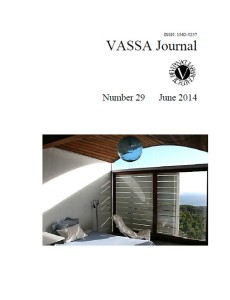 VASSA Journal 29 Cover