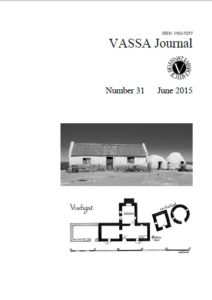 VASSA Journal 31 Cover