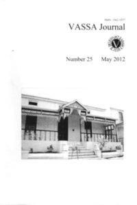 VASSA Journal Vol. 25