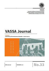 VASSA Journal 33 cover